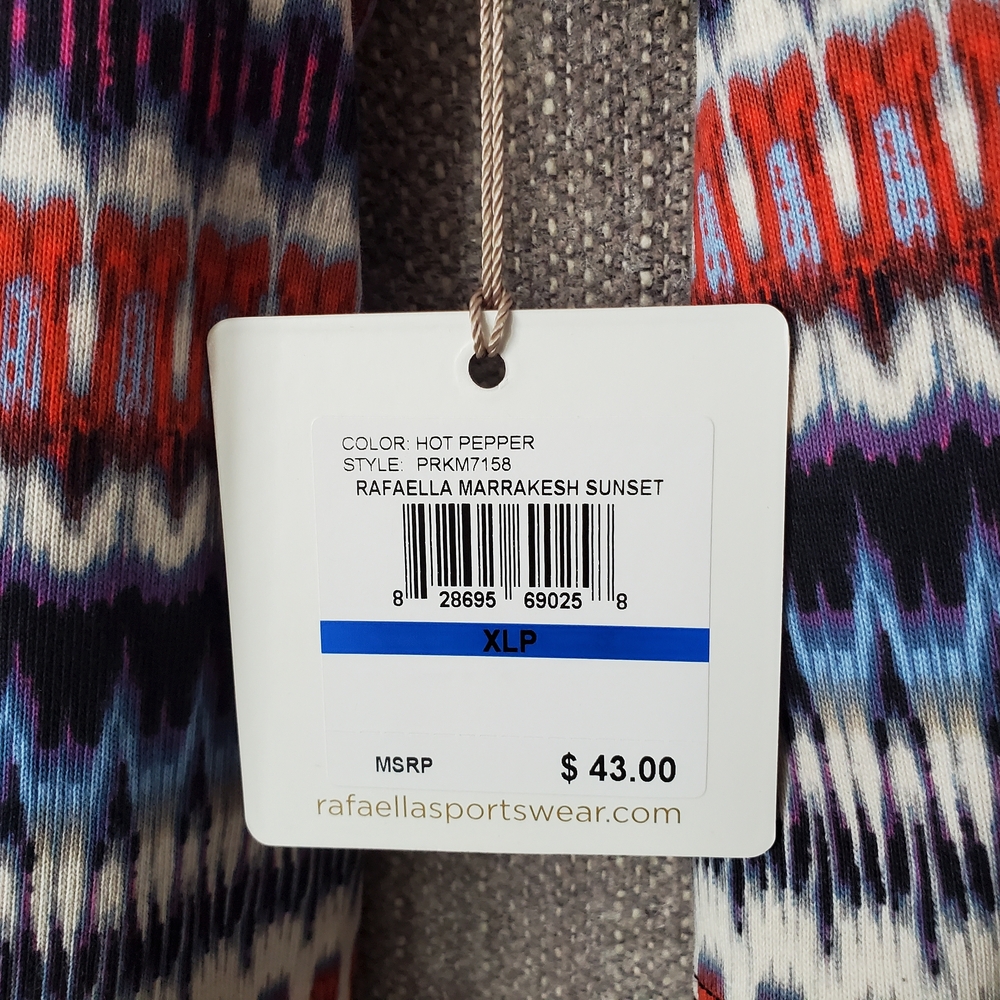 Rafaella Multicolor Patterned Top NWT - image 4